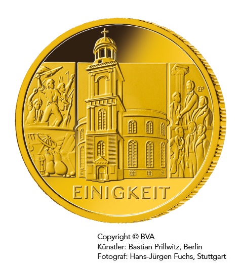 100 Euro Gold 2020 Einigkeit | Moroder Scheideanstalt Essen